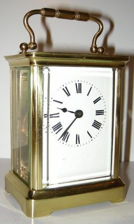 A French Brass Cased Carriage Clock