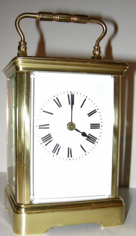 A French Striking Carriage Clock.