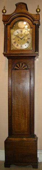 A Georgian Period Oak Longcase Harrison Norwich