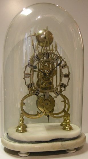 A Victorian Skeleton Clock