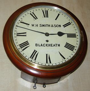 English Fusee Dial Clock