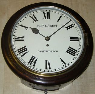 English Fusee Dial Clock