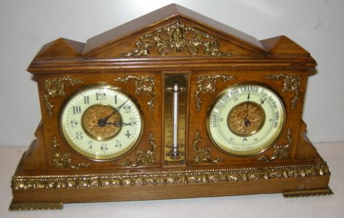 Combination Clock and Barometer