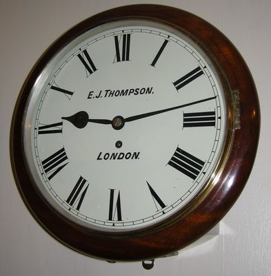 12" Fusee Dial Clock