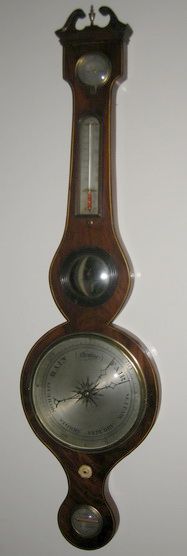 Mahogany Barometer Sordelli London