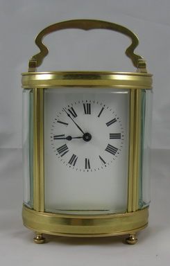 French Oval Cased Carriage Clock