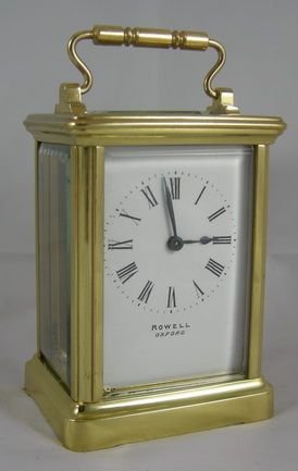 French Carriage Clock Rowell Oxford