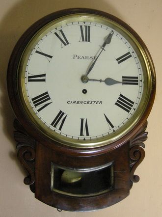 Fusee Wall Clock Pearse Cirencester