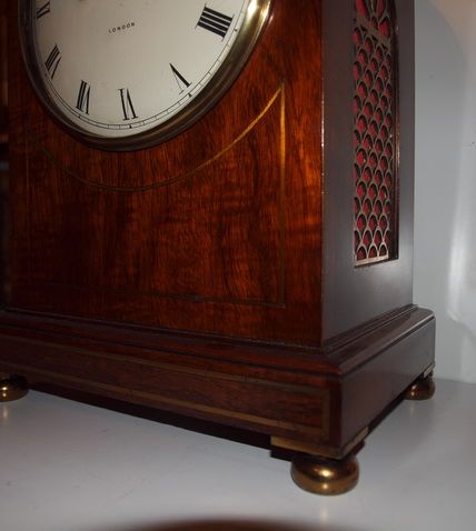 fig 1. Twin fusee bracket mantel clock