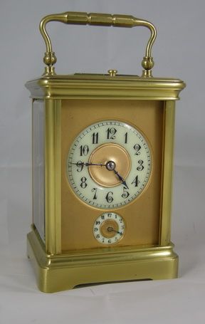 French Strike/repeat/alarm Carriage Clock