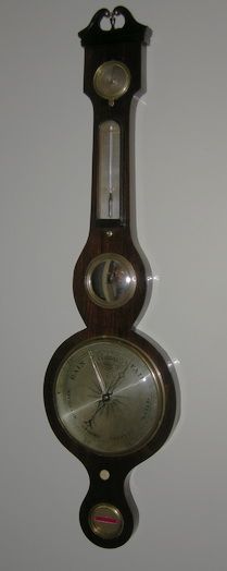 Mercury Rosewood Victorian Barometer