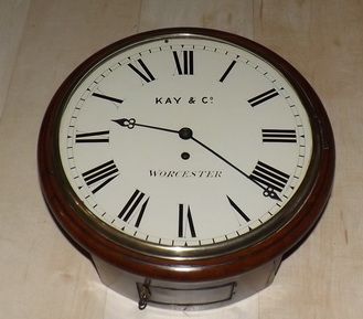 English Fusee Dial Clock
