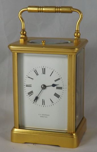 French Striking Carriage Clock Depree Exeter