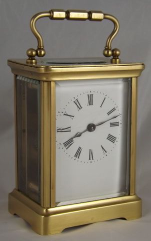 Antique French Brass Carriage Clock