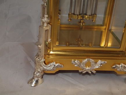fig 1. French Four Glass Mantel Clock