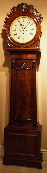 Scottish Mahogany Tapered Longcase