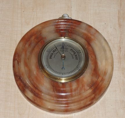 Edwardian Marble Barometer