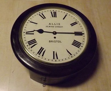 Allis Bristol Fusee Wall Clock