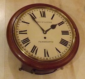 Foster, Tamworth Fusee Dial Clock