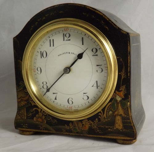 Edwardian Chinoiserie Mantel Clock