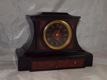 Slate and Marble Mantel Clock