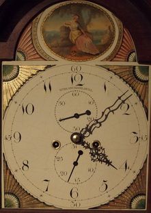 fig 1. Georgian Longcase Clock Blanchard of Hull
