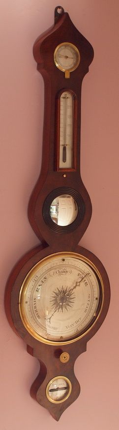 Mahogany Mercury Barometer Bullock Melksham
