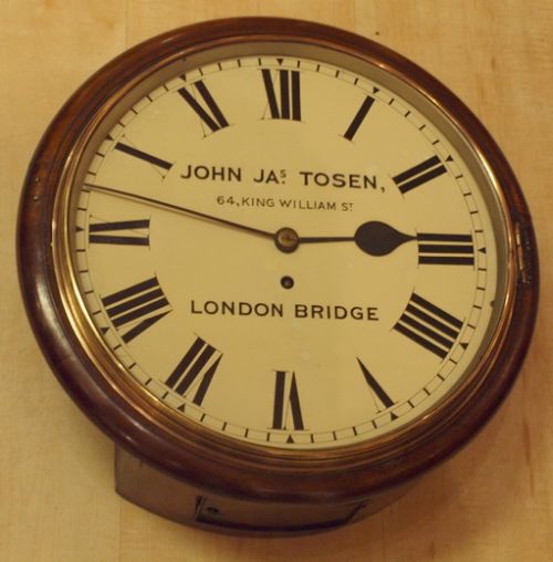 Fusee Dial Clock Tosen London Bridge