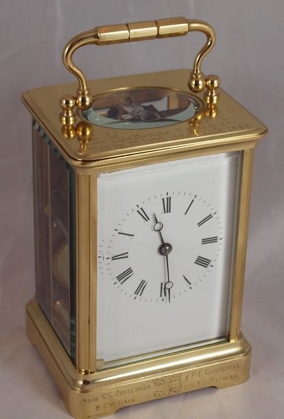 Carriage Clock Cambridge Boat Race 1884