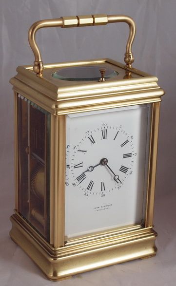 fig 1. Quality Gorged Case Carriage Clock