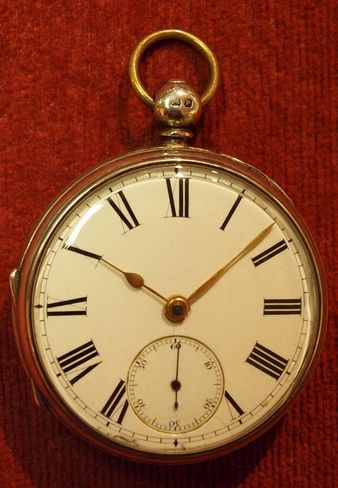 Gents English Silver Fusee Pocket Watch