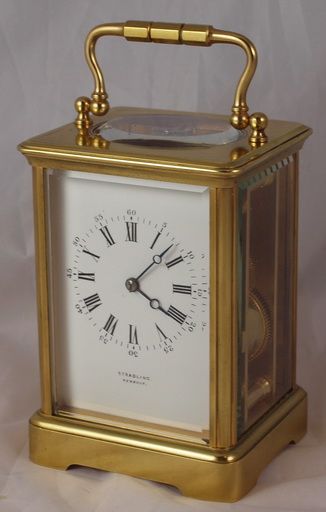 French Striking Carriage Clock Stradling Newbury