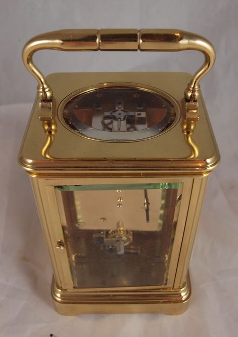 fig 1. Drocourt carriage clock timepiece
