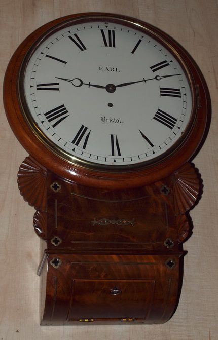 Fine Quality Convex Dropdial Wall Clock.
