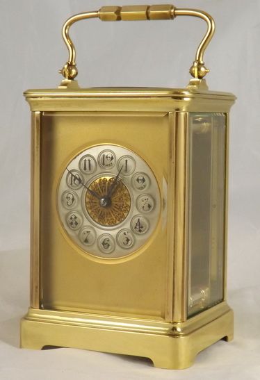 A French Brass Cased Carriage Clock