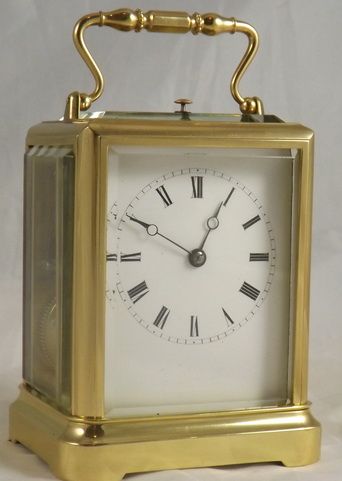 An Early, Small French 'One-piece' Case Carriage Clock by Japay Freres