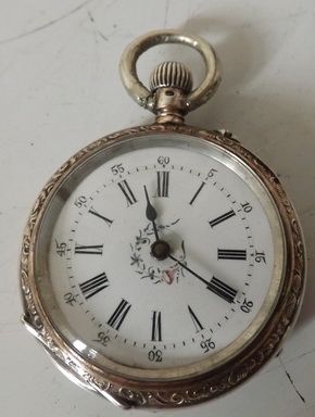 Ladies Silver Pocket Watch