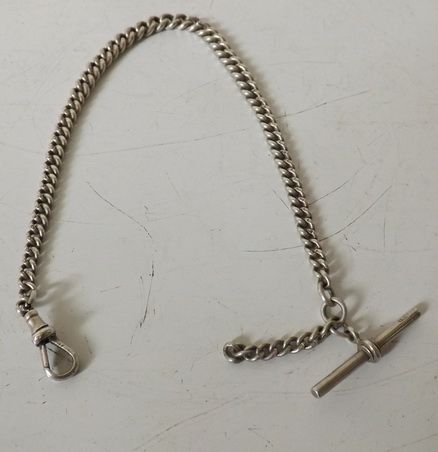 Victorian Silver Graduated Watch Chain