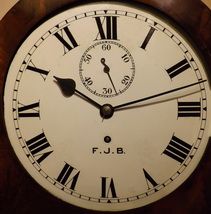 fig 1. A small Precision Regulator Longcase Clock