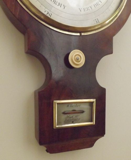 fig 1. Antique Barometer Tasker of Banbury