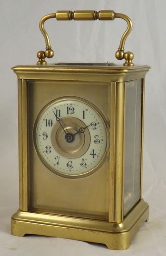 A French Brass Cased Carriage Clock.