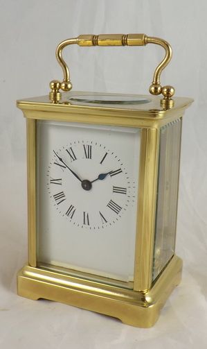 A French Brass Cased Carriage Clock