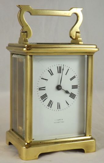 A French Brass Cased Carriage Clock