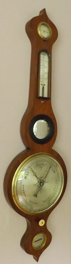 A Victorian Rosewood Cased Mercury Barometer