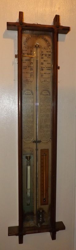 A Victorian Admiral Fitzroy Barometer.