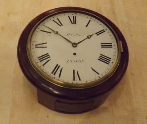 A Small 10" Dial Fusee Wall Clock