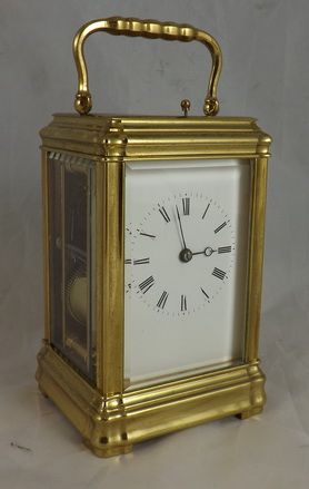 A Fine Quality Gorge Case Carriage Clock