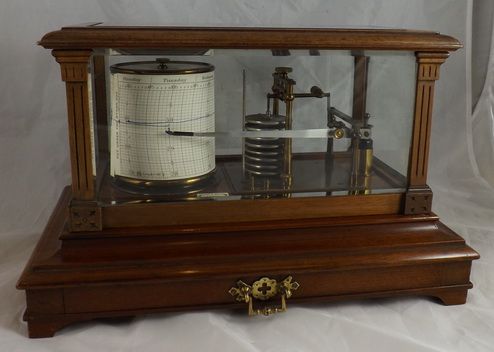 A Quality English Barograph by Noted Maker Short & Mason of London
