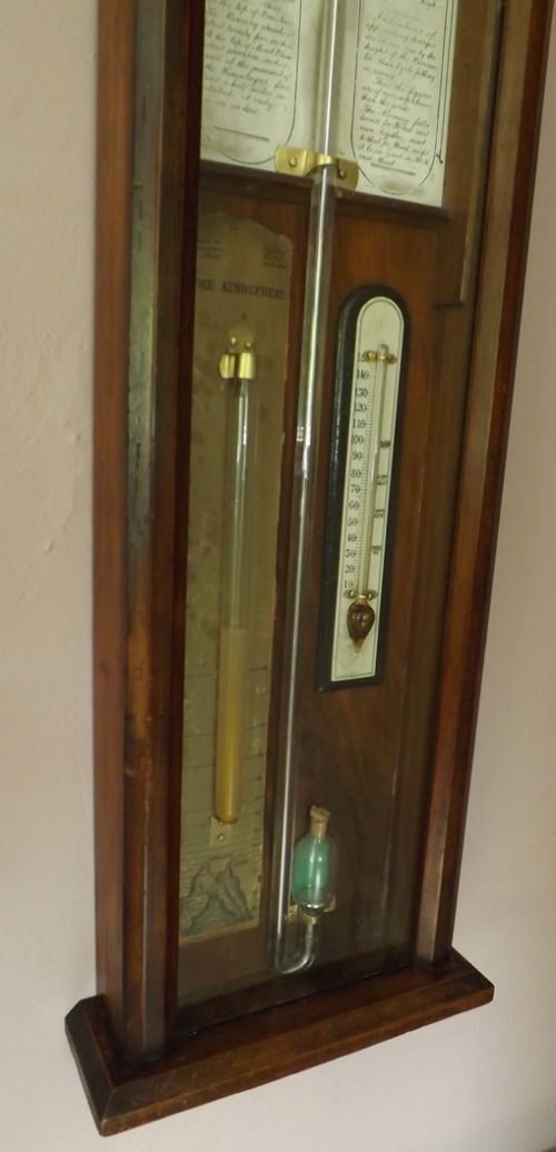 fig 1. A rarer design case Admiral Fitzroy barometer