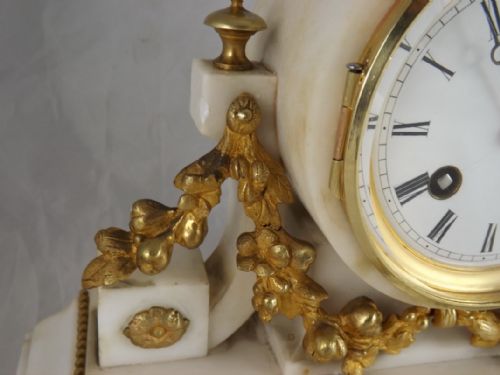 fig 1. A French Marble Mantel Clock